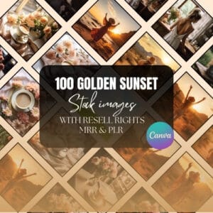 100 Golden Sunset STOCK IMAGES