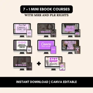 7 + 1 MINI EBOOK COURSES
