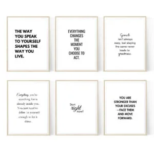 Minimalist Motivational Poster