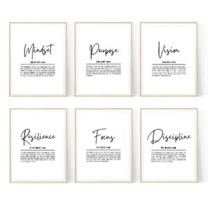 Motivational Definition Poster